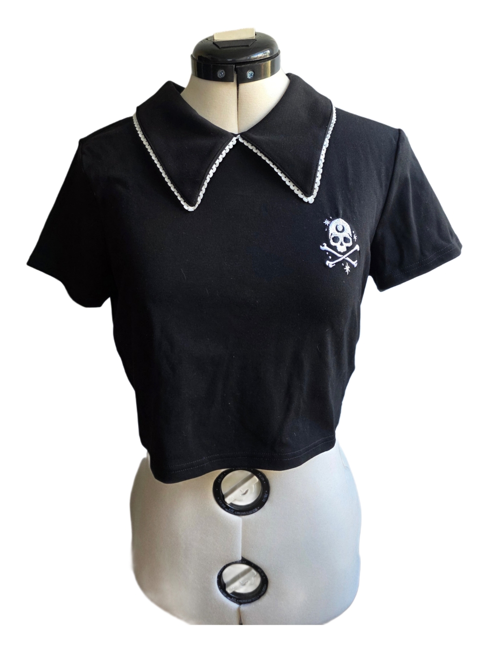 NWOT Killstar Collard Crop Top